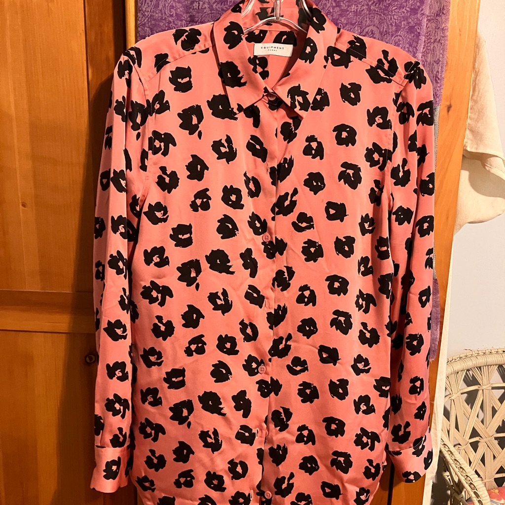 Patterned Blush Blouse